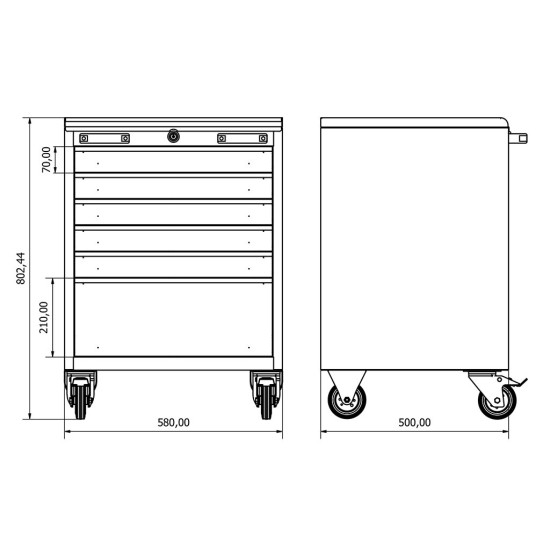 36.18.50.05 Takım Arabası (x6)