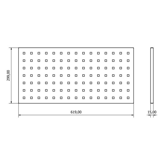 36.18.80.02 Delikli Pano