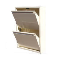 2 ÇEKMECELİ METAL AYAKKABI DOLABI