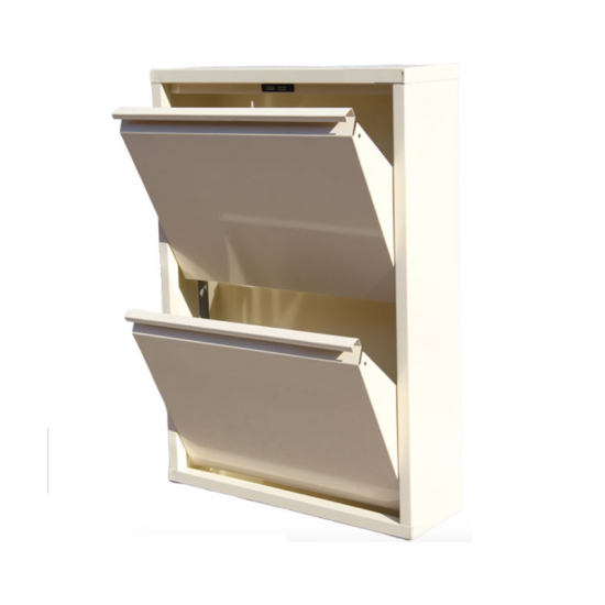 2 ÇEKMECELİ METAL AYAKKABI DOLABI